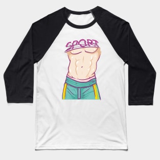 six pack body Baseball T-Shirt